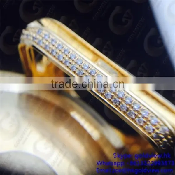 Luxury Casing for Apple Watch 24k Gold Housing With Shinny Diamond , 18k Gold Housing Crystals for Apple Watch photo-5