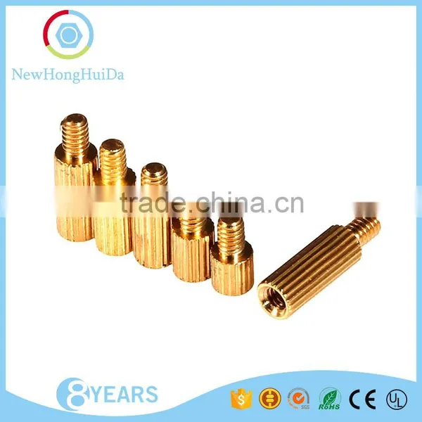 Precision Machining Brass Screw Thread Single-head Pillars photo-3