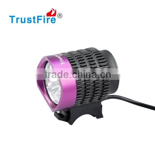 TrustFire Led Light Cycling CREE Bicycle Light, Bicycle Rear Light 2000LM Bicycle Headlights With 4400mAh Battery Pack photo-2