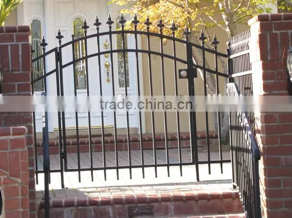 2016 New Design Antique Iron Garden Gate, Pedestrian Gate, Front Entrance Walk Gate on Online Shopping photo-4