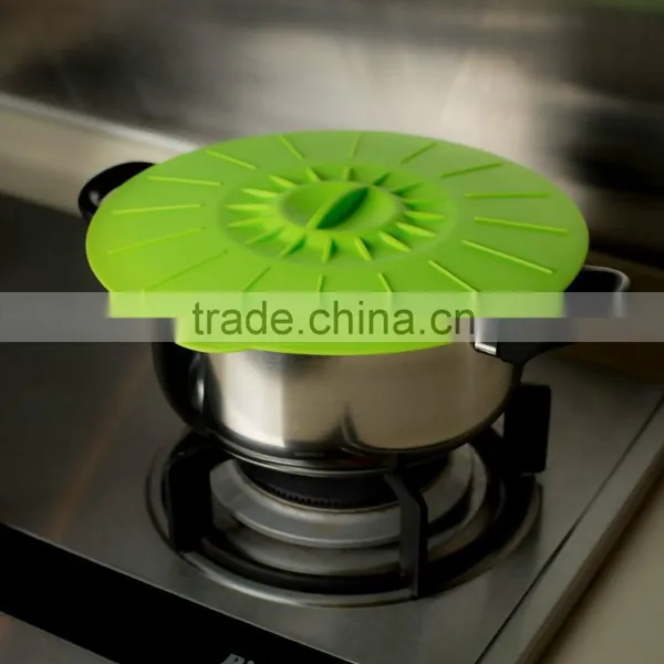 FDA&LFGB Standard Silicone Food Cover Lid Suction Cover Lid photo-2
