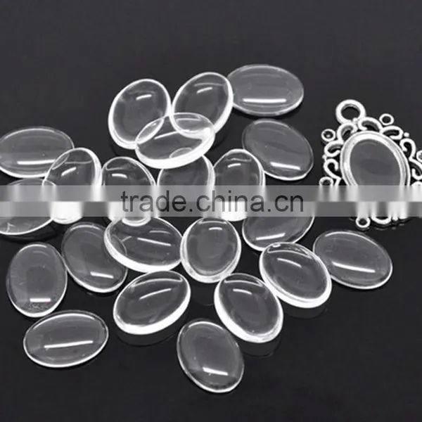 ~~ These Glass Cabochons Are Crystal Clear and Beautify Your Image!!! Wholesale Clear 30 x 40mm Oval Glass Cabochons photo-2