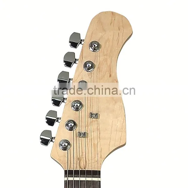 Factory New Guitar Beautiful Inlay Solid Body and White Color Electric Guitar photo-2