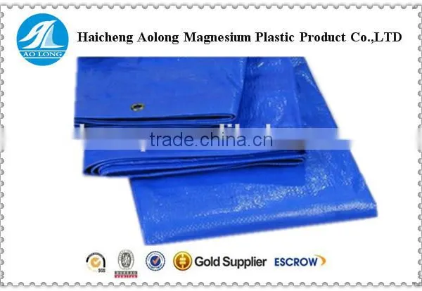 Tarps Blue Multi-Purpose Waterproof Poly Tarp Cover Tent Shelter Camping Tarpaulin photo-5