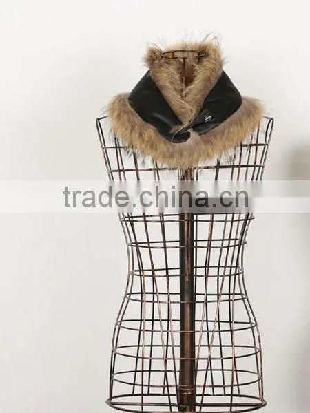 Lady's Soft Raccoon Fur Collar RC15 photo-4