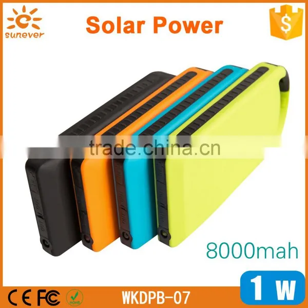 Factory Hot Selling 4000Mah/8000Mah Backpack Solar Panel Cell Phone Charger photo-5
