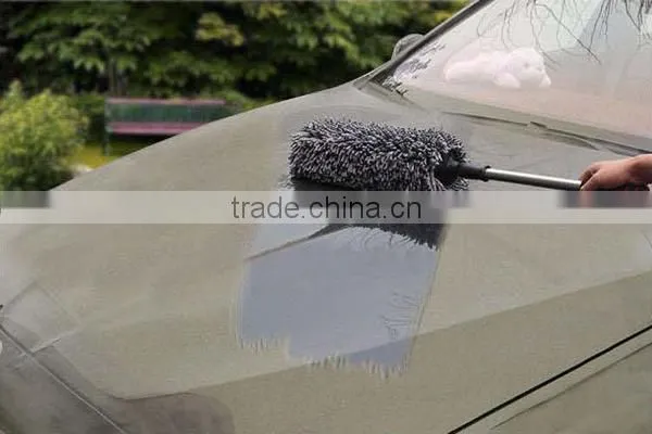 Long Extendable Handle Exterior Or Interior Use Microfiber Multipurpose Duster Car Wash Brush photo-5