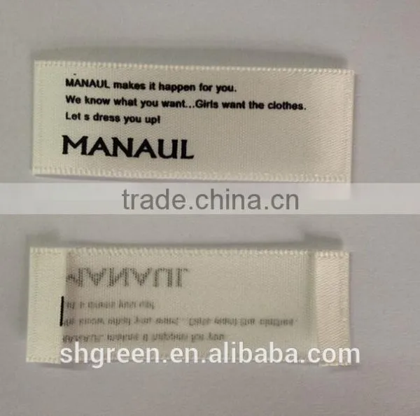 Mitre Fold Surcoat Neckline Printing Label photo-4