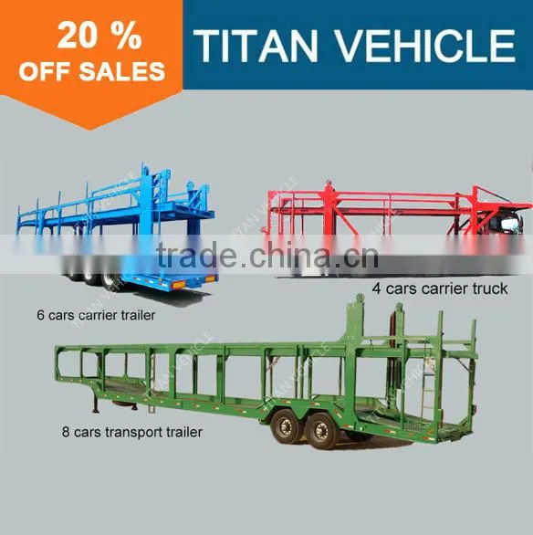 TITAN Car Carrier Trailer , Car Carrier Semi Trailer , Car Trailers for Sale