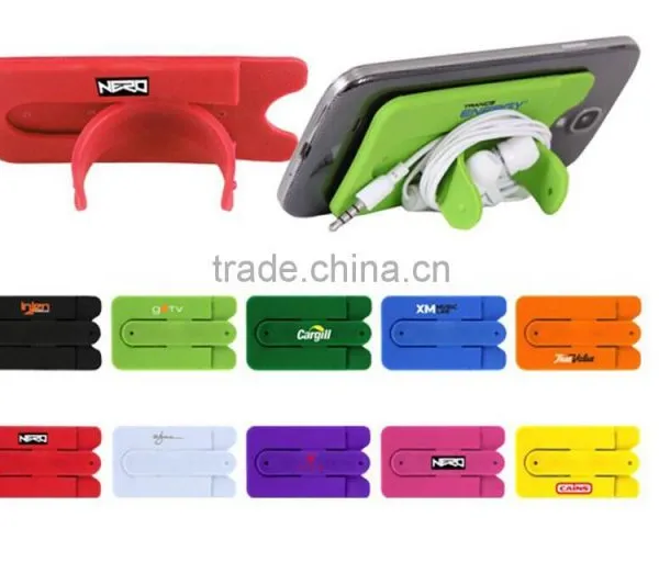 2015 New Arrival Flexible Human Shape Silicon Cell Phone Holder, Silicone Mobile Hook photo-5