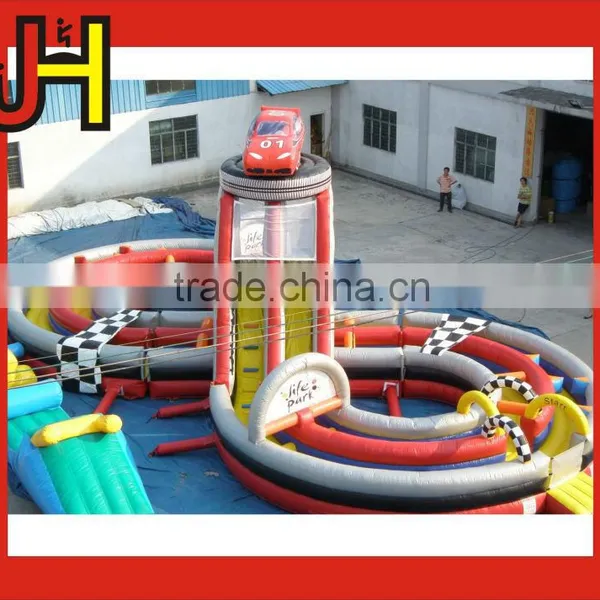 Car Inflatable Obstacle Courses/water Obstacle Slide for Sale photo-2