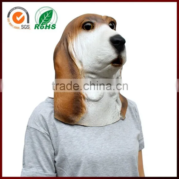 Cosplay Carnival Costume ANIMAL FACE BET Pug DOG Mask photo-4