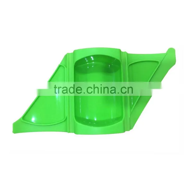 Kitchen Dish Microwave Square Mini Food Portable Silicone Vegetable Steamer photo-2