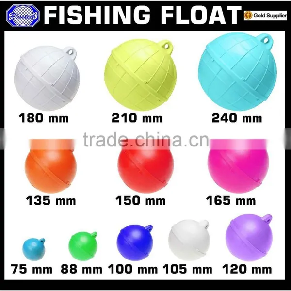 4 Inch 500 Meter Woking Depth ABS Single Knob Trawl Net Fishing Float Buoy photo-6