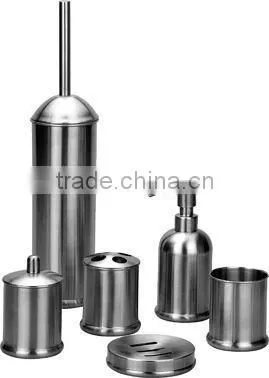 Sanding Stainless Steel Bathroom Accessory Set