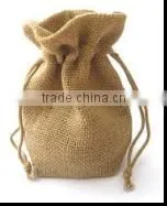 jute draw string bag