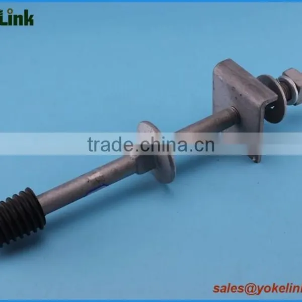 HDG Voltage Forged Steel Pins 1'' or 1 3/8'' Nylon Thread Cross Arm Pins photo-3