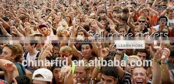 Musical Festival Custom RFID Cheap Wristband With Logo Printing photo-2