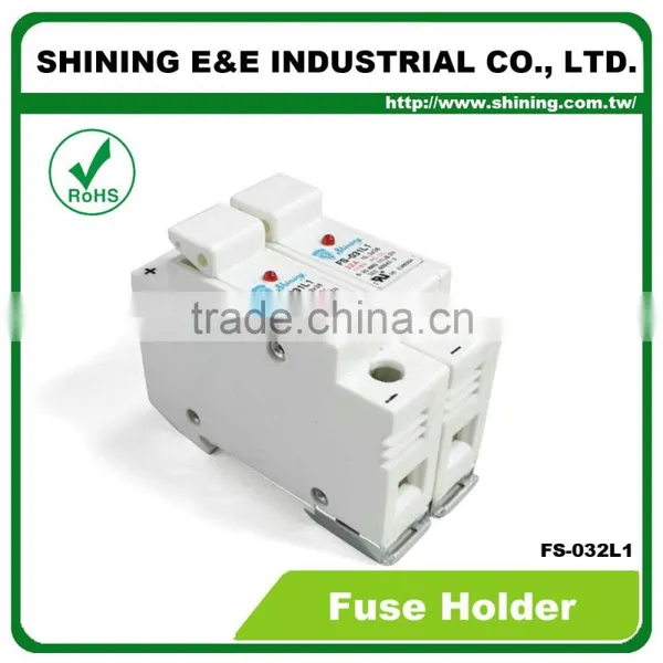 FS-032L1 Embedded Indicator 110V 32A 2 Pole RT18-32 Ceramic Fuse Holder photo-2