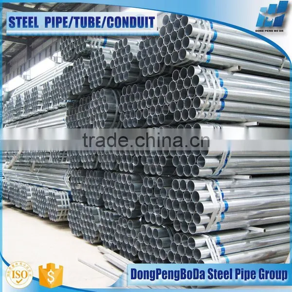 2016 Hot Sale BS 1387 Class B Pre Galvanised Steel Pipe photo-3
