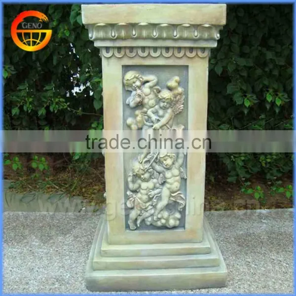 Fiberstone Flower Pot Stand Decorative Pillar photo-4