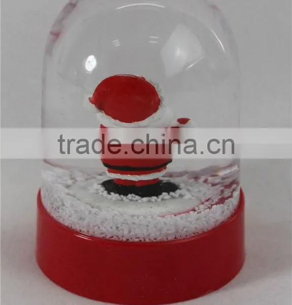2016 Walmart Large Christmas Santa Plastic Snow Globe photo-4
