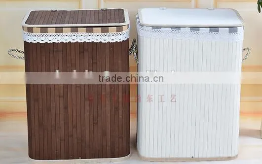 Pp Woven Rattan Art Craft Laundry Basket photo-2