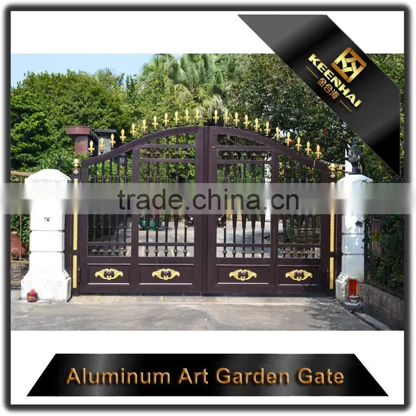 Customized Powder Coated Cast Aluminum Garden Gate photo-4