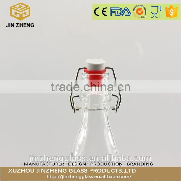 Easy Cap Clear Beer 750ml Swing Top Bottle Glass Bottles Great for Juice Weddings Sauce photo-2