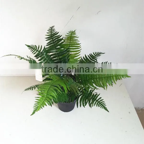 SJ3001023 Nice Quality Plastc Leaf for Home Decorations/fake Boston Fern Leaves photo-2