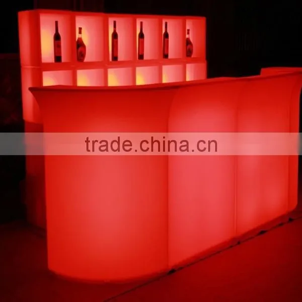 YiGui Fashionable Combined Plastic Base Led Illuminated Bar Furniture photo-3