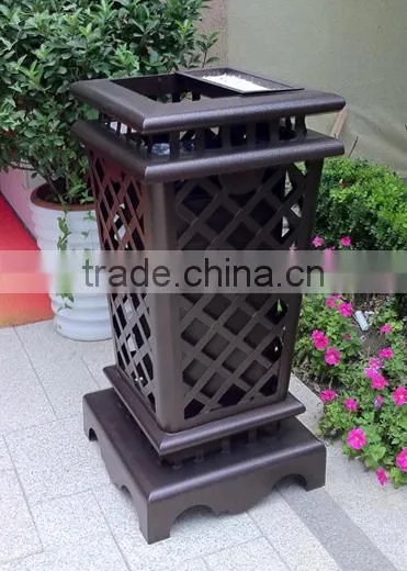 Arlau Outdoor Park Metal Waste Bin photo-5