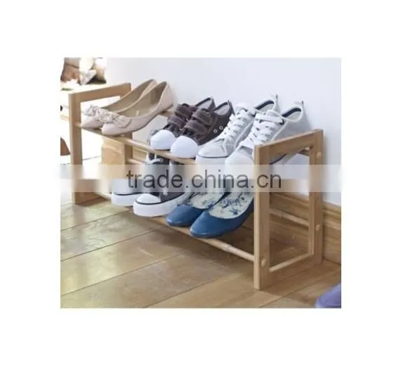 Extending & Stackable Wooden Shoe Rack For Sale photo-2