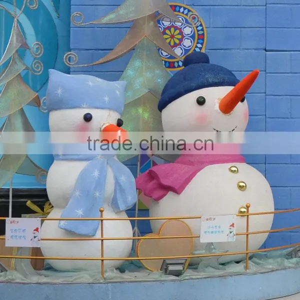 Outdoor Snowman Cartoon Sculpture photo-4