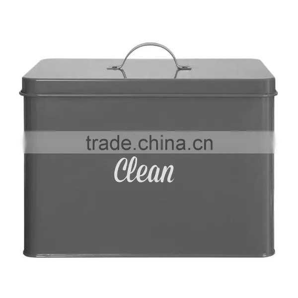 Large Capacity Metal Housekeeper Tool Box Storage Container for Household Use photo-2