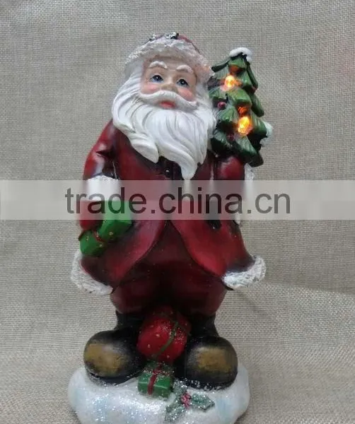 Resin Christmas Santa Clause Figurine Decoration photo-3