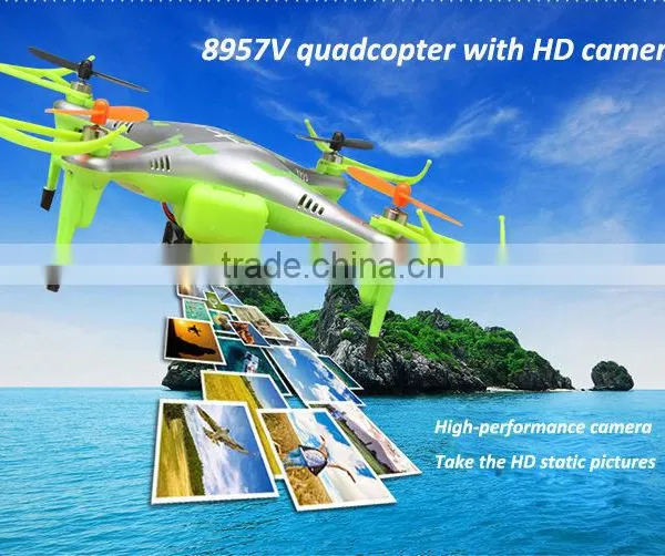 Professional Drone 2.4G 4 Channel LCD Controller rc Quadcopter Kamera photo-3