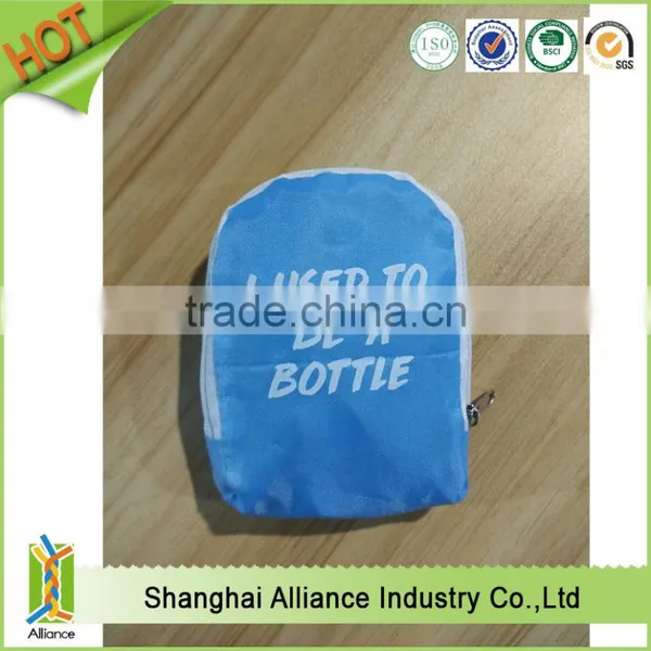 Alliance Safe Rpet Polyester Foldable Drawstring Bag for Shopping photo-2