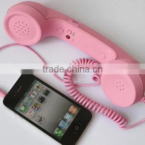 Anti-radiation Bling Retro Cellphone Handset for Iphone and Smartphone