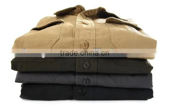 Men's Poplin Casual Shirt photo-5