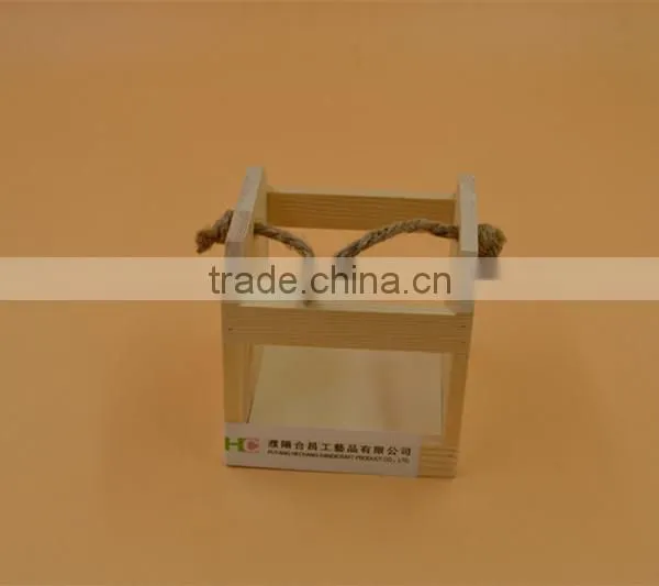 Wholesale Mini Wooden Hanger Decoration,little Wooden Candlestick photo-2