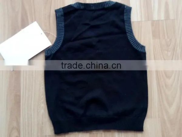 Boys Pollover Autumn V-neck Vest Kids Jackets Sweaters for Kid (BV1412) photo-5