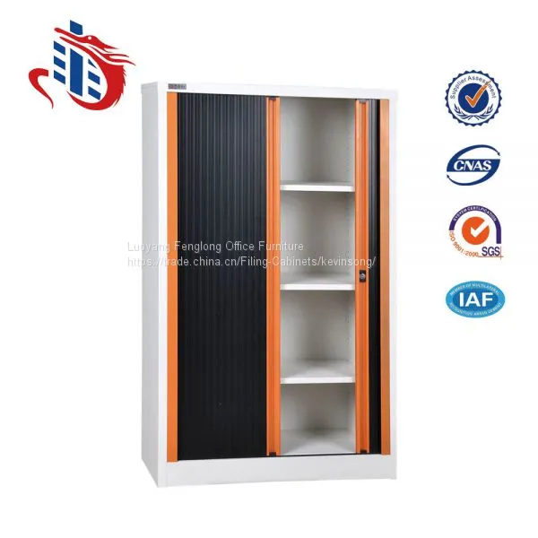 Hot Sale Roller Shutter Door Metal Cupboard Display Cabinet photo-2