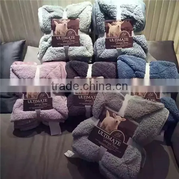 Top Selling Products Cross Crochet New Premium Gold Dots Fleece Blanket photo-6