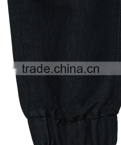 Guangzhou Garments Factory New Style Dark Blue 11 Years Old Jeans Trousers for Children photo-6