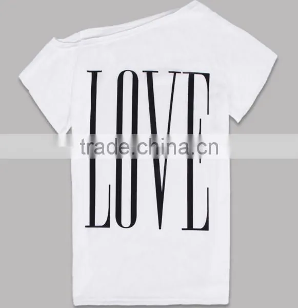 Wholesale 2016 Summer Fashion Women Hip Hop Clothing Ladies Star Letter Printed 95% Cotton 5%spandex photo-3