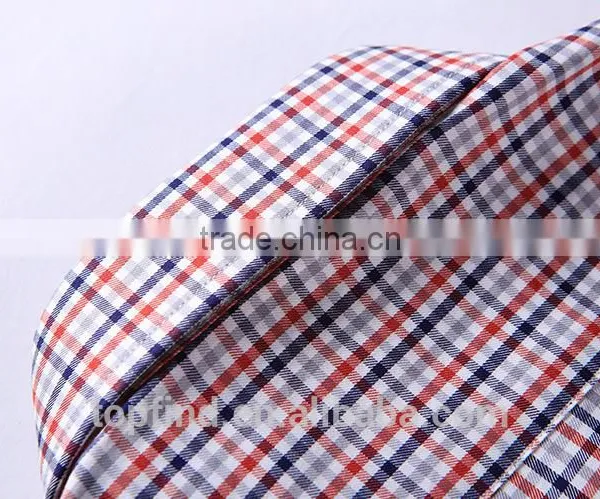 China Direct Factory Customise 100% Cotton Check Pattern Latest Formal Shirt Designs for Men photo-5