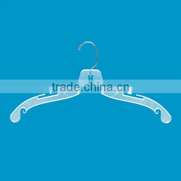 Factory Price Plastic Transparent Clothing Top Hanger photo-2