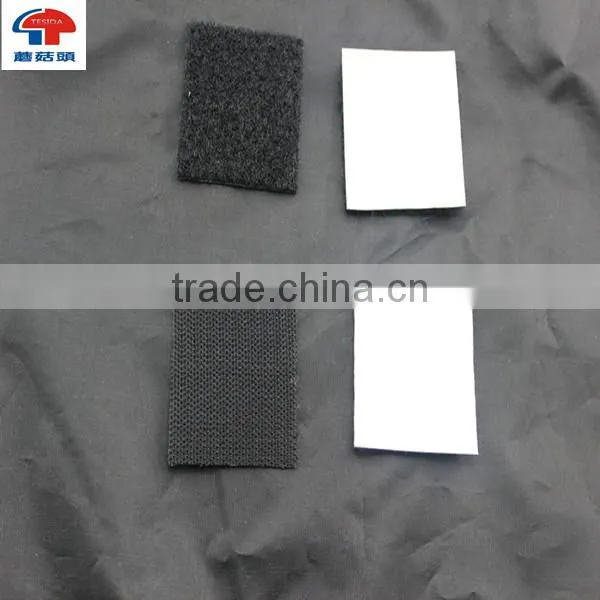 White Hook and Loop Sticky Back Adhesive Square photo-2