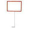 Advertising Magnetic Sign Holders , Metal Magnet Shelf Pop Poster Display Stand